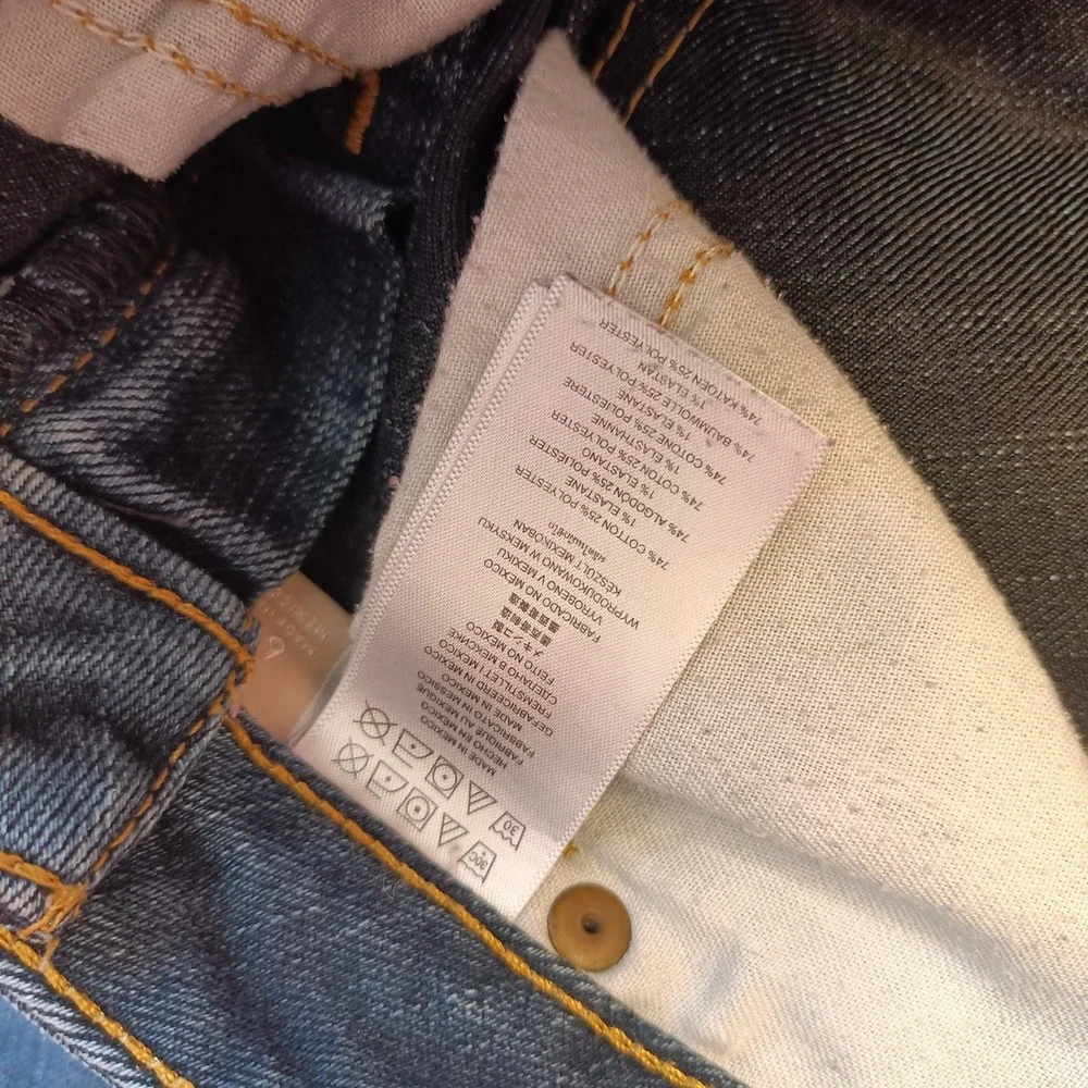 Michael Kors Women's Size 6 Dark Wash Mid Rise 5 Pocket Skinny Jeans‎